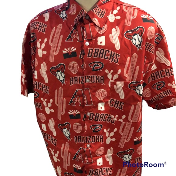 Arizona Diamondbacks Baseball Camp Shirt Hawaiian Style by Tyson Cactus … - Picture 1 of 5